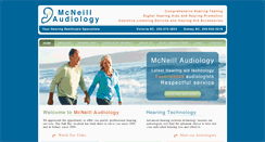 Desktop Screenshot of mcneillaudiology.ca
